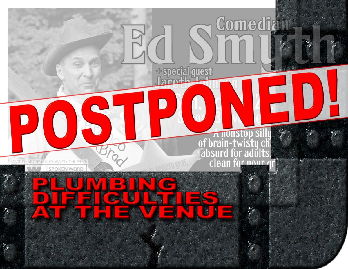 10/30/22: (POSTPONED) Ed Smyth