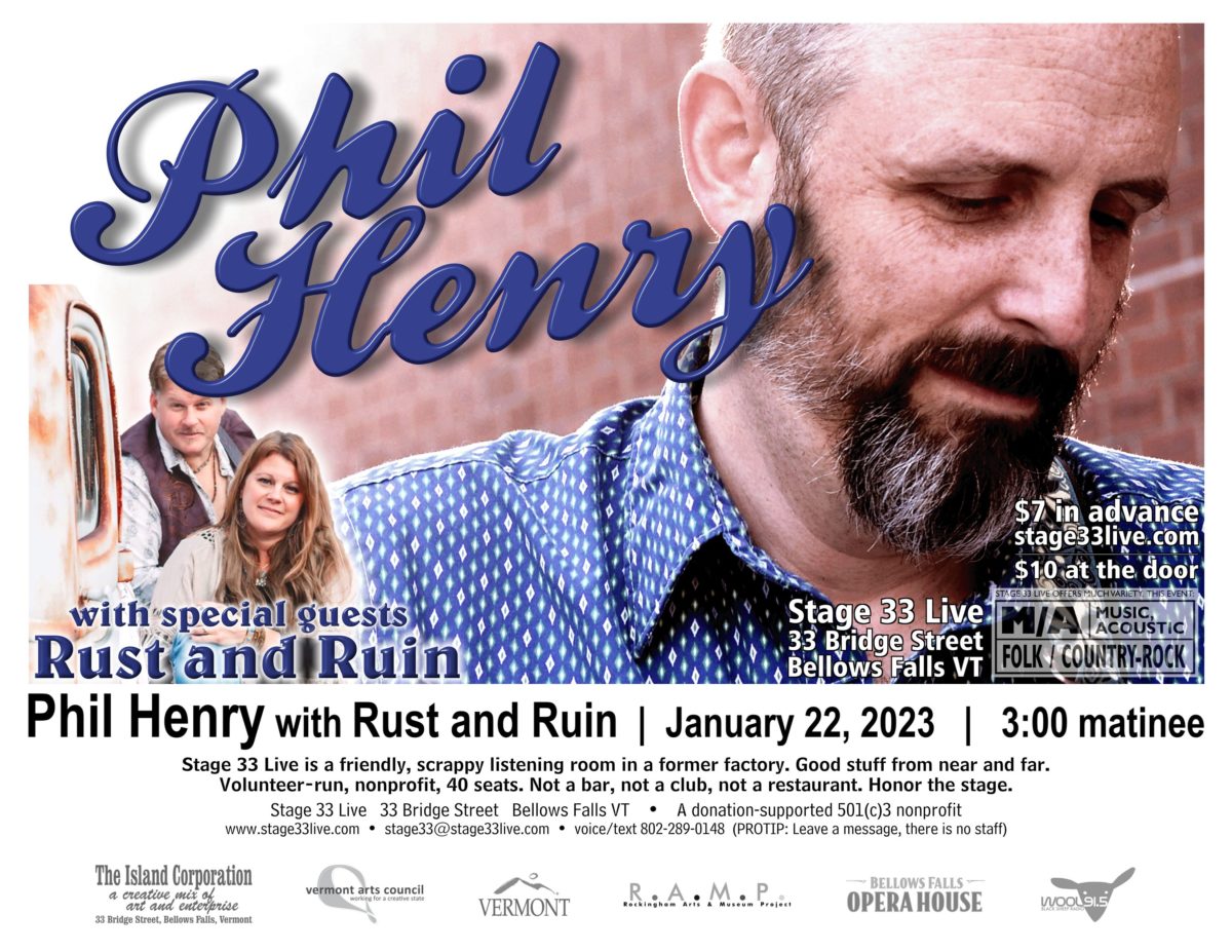 1/22/23: Phil Henry with Rust and Ruin