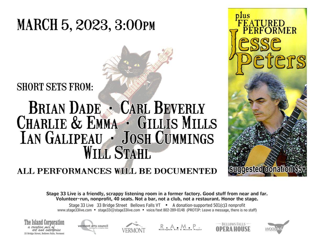 3/5/23: Jesse Peters + Seven Short Sets