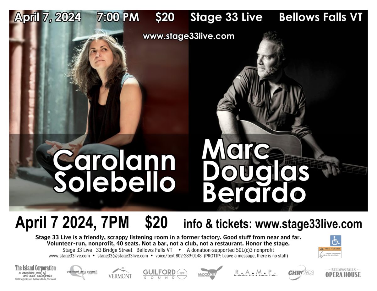4/7/24: Carolann Solebello and Marc Douglas Berardo
