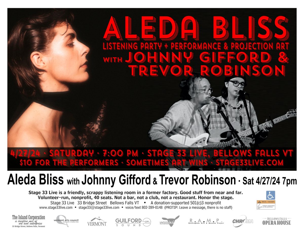 4/27/24: Aleda Bliss with Johnny Gifford & Trevor Robinson