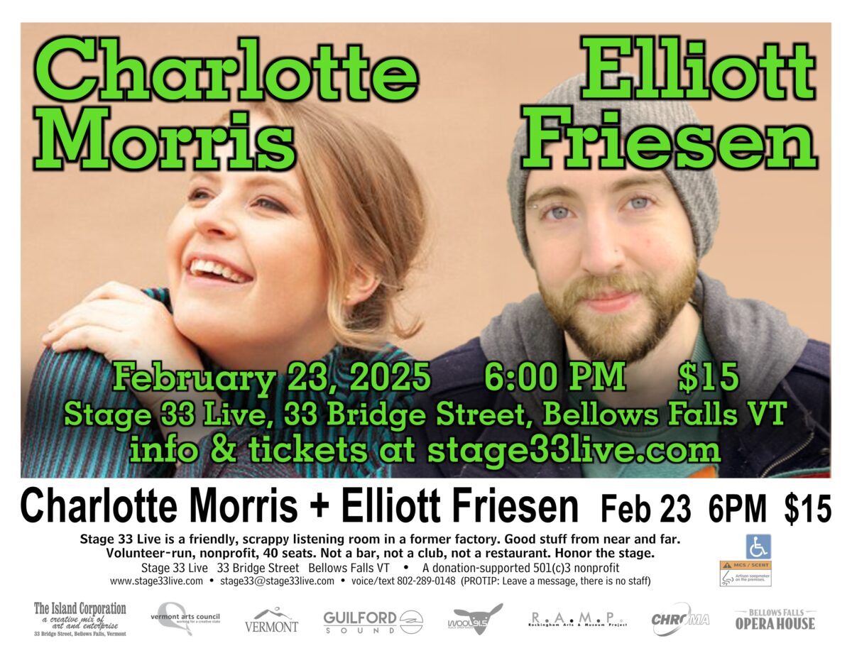 2/23/25: Charlotte Morris + Elliott Lee Friesen