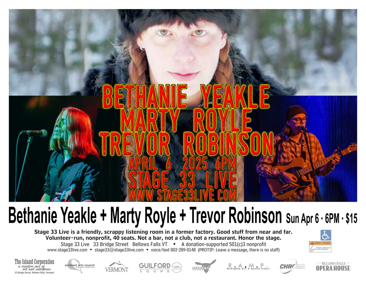 4/6/25: Bethanie Yeakle + Marty Royle + Trevor Robinson