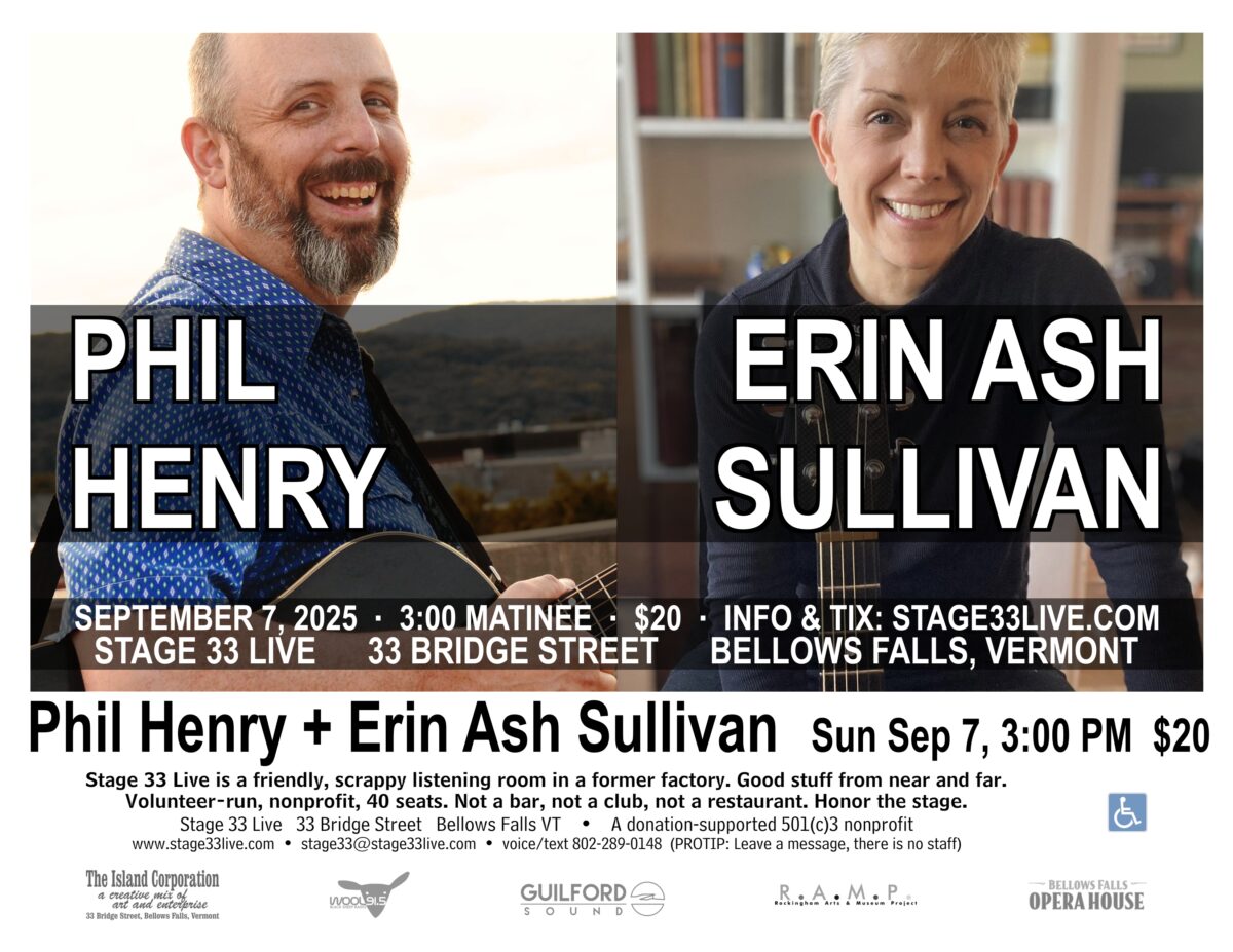9/7/25: Phil Henry + Erin Ash Sullivan