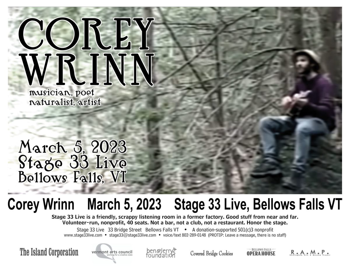 3/5/23, Sunday: Corey Wrinn