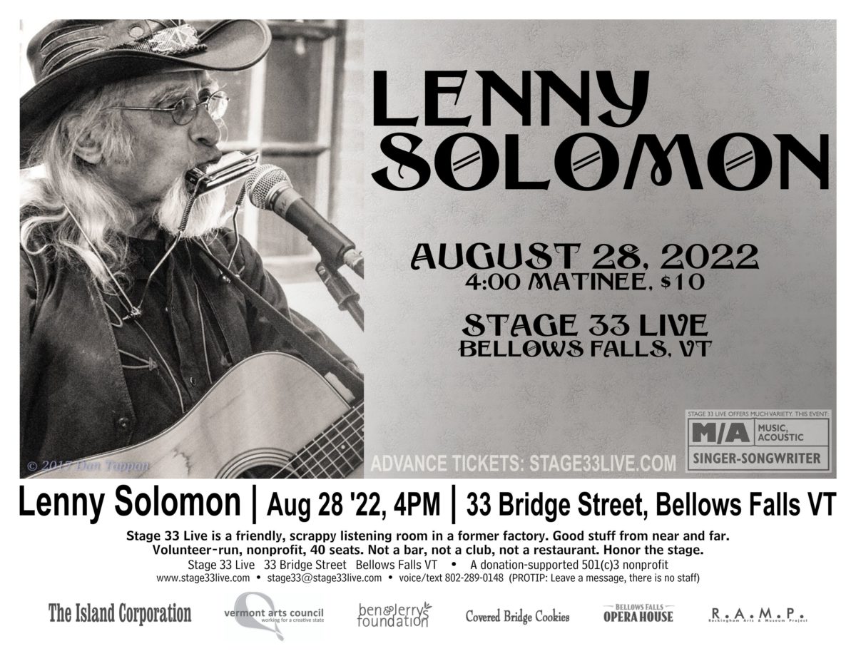8/28/22: Lenny Solomon