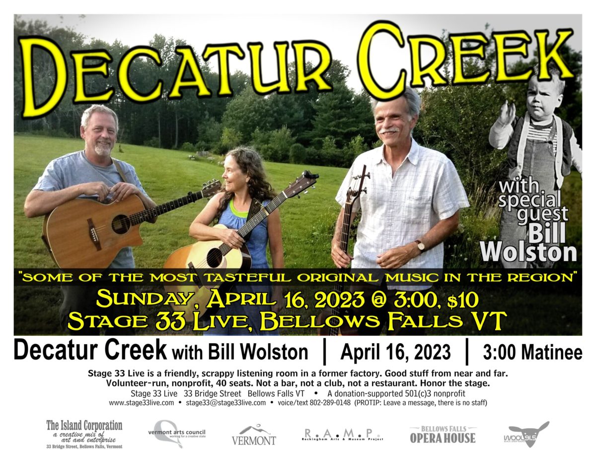 4/16/23: Decatur Creek with Bill Wolston