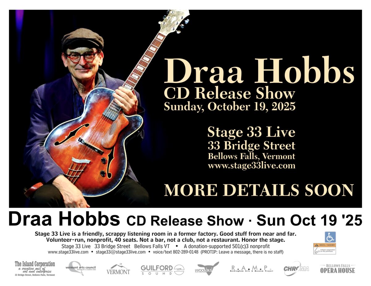 10/19/25, Sunday: Draa Hobbs CD Release Show (3:00)